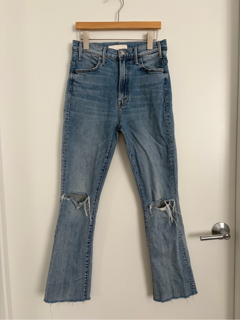 MOTHER The Hustler Ankle Fray Jeans - Picture 2 of 13